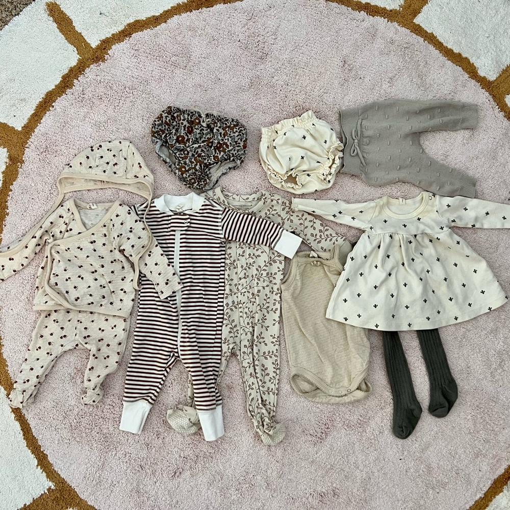 🤎ADORABLE Quincy Mae LOT, Rylee + Cru 0-3 months🤎